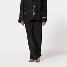 Load image into Gallery viewer, THE PANT - Black/White Piping
