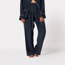 Load image into Gallery viewer, THE PANT - Navy Blue/White Piping

