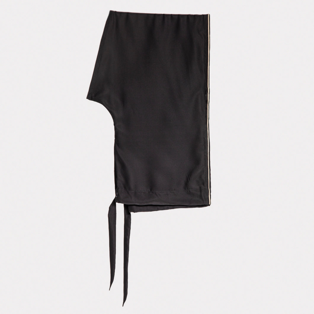 THE PANT - Black/White Piping