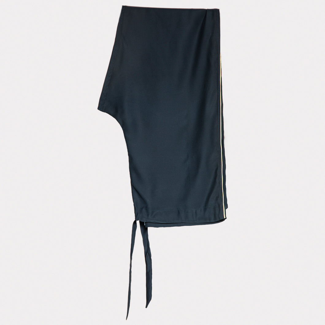 THE PANT - Navy Blue/White Piping