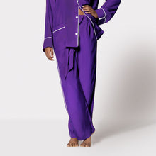 Load image into Gallery viewer, THE PANT - Purple/White Piping
